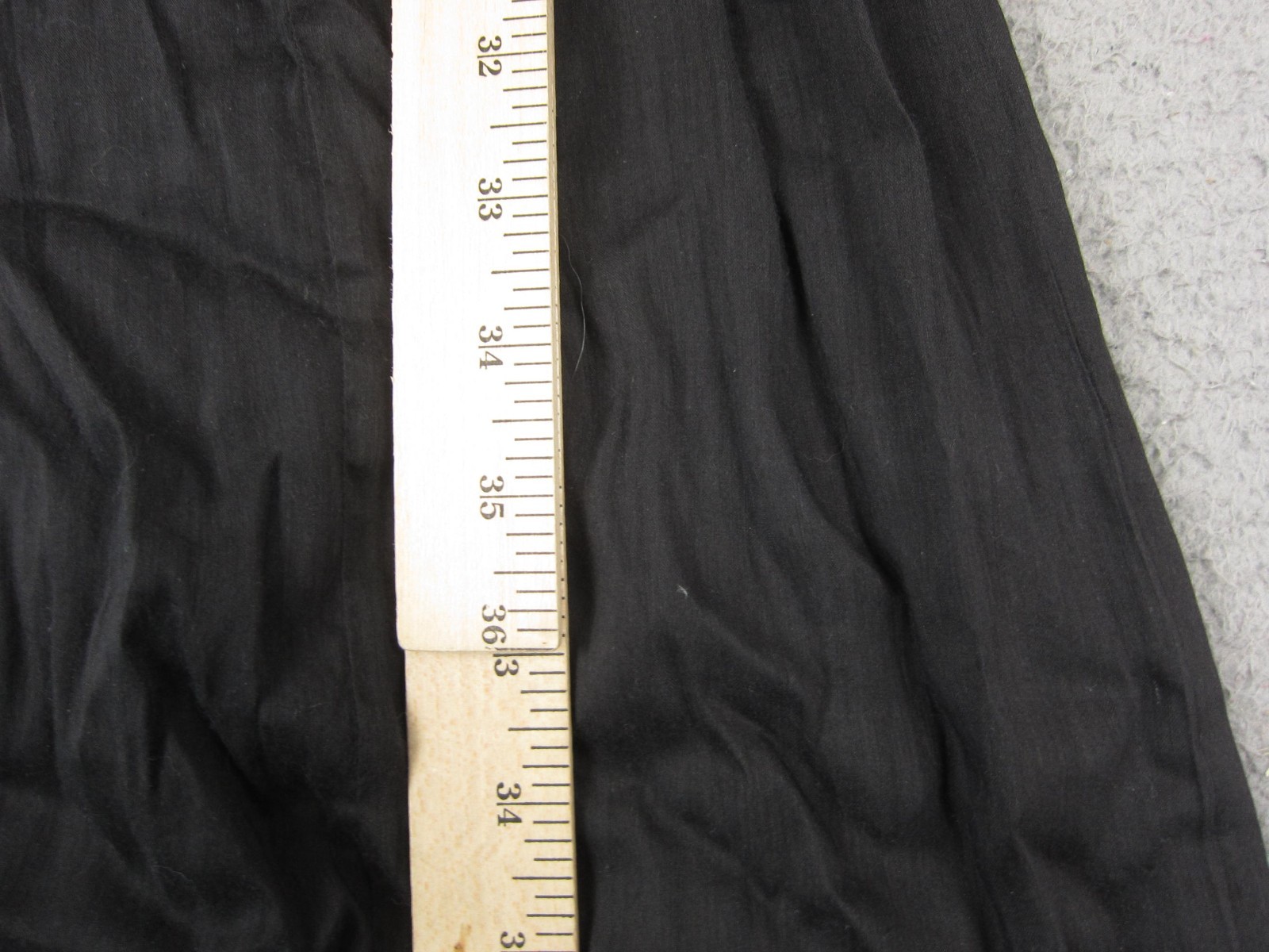 True Vintage Voil Dress Womens Extra Small XS Black Gown Lace Midi 1900s