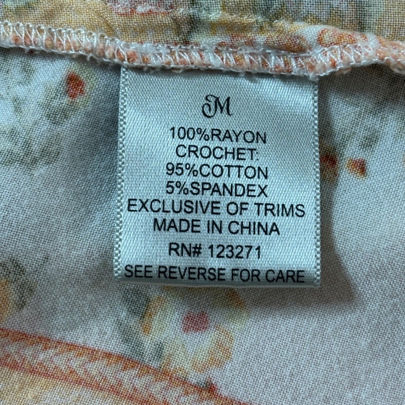 Justify Womens Maxi Sun Dress M Cottage Floral Crochet 70s Boho Prairie Festival