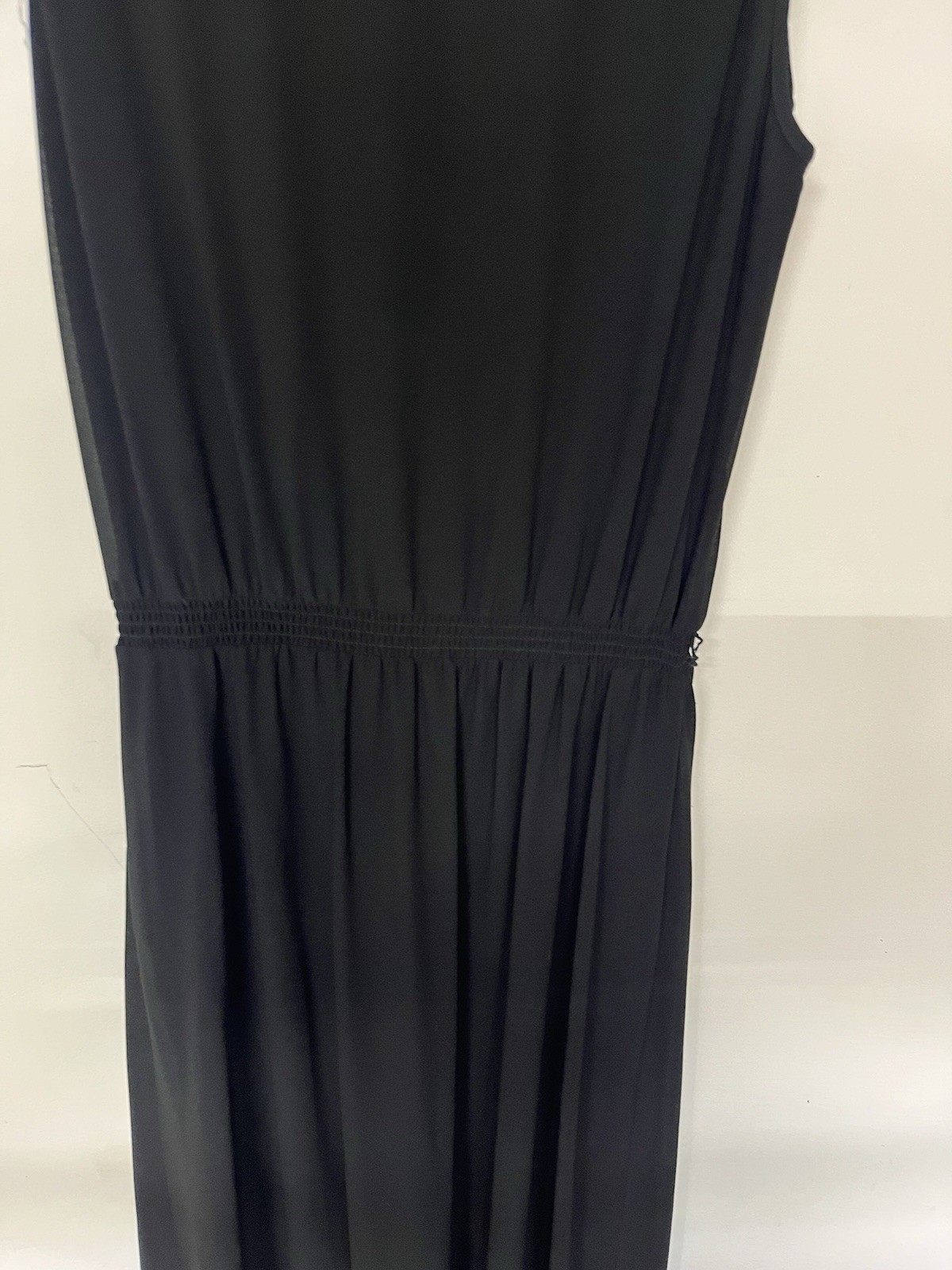 Cache Black Ruffle Chiffon Cocktail Dress Women Small Sleeveless Layered Y2K