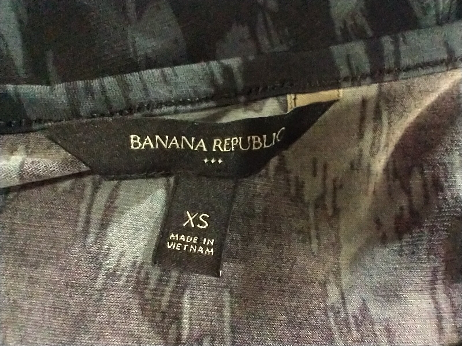 Black & navy blue BANANA REPUBLIC side rouching TUBE DRESS – sz XS / barely worn