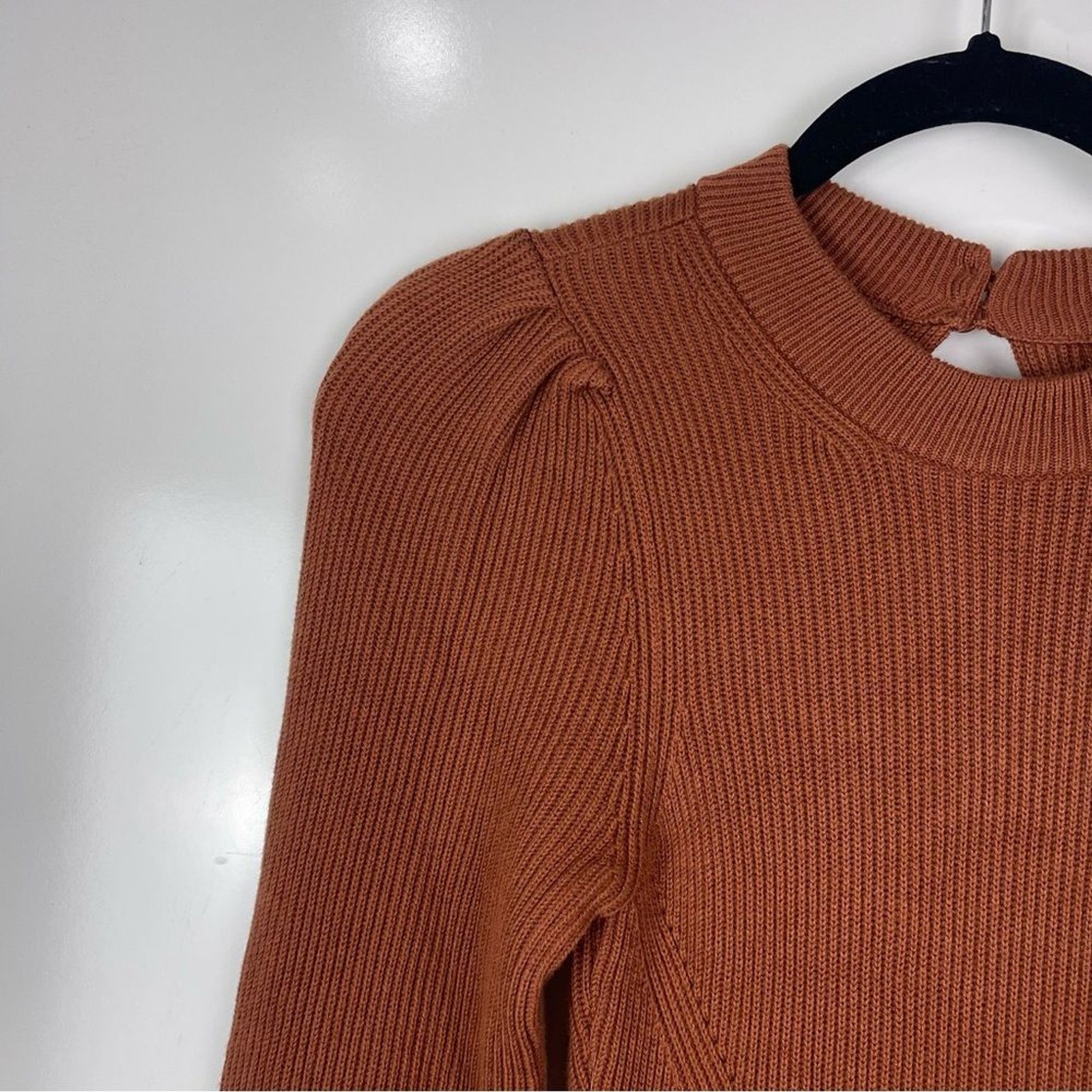 Abercrombie & Fitch Ribbed Knit Sweater Dress NWT Long Sleeve Brown Size XS