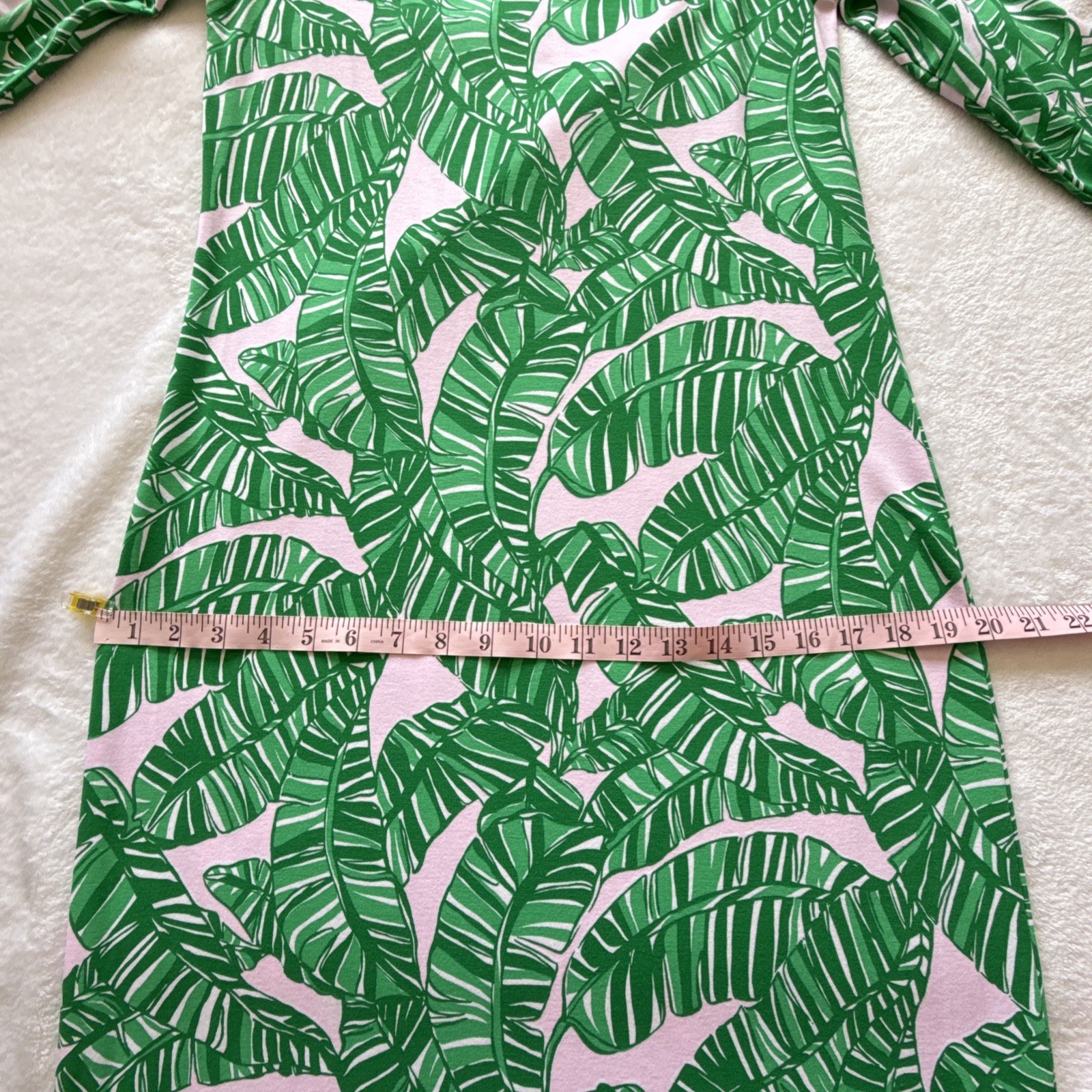 Lilly Pulitzer Maxi Morgann Maxi Dress Med Let’s Go Bananas Conch Shell Pink EUC