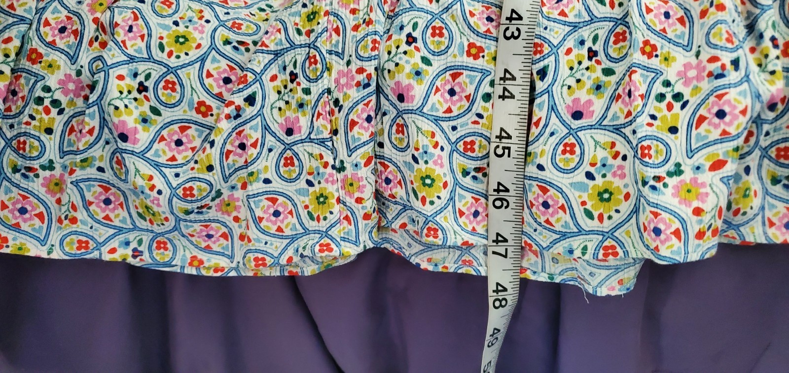 Boden Maxi Tiered V-Neck 3/4 Sleeve Dress Multicolor Boho Chic Sz 6P