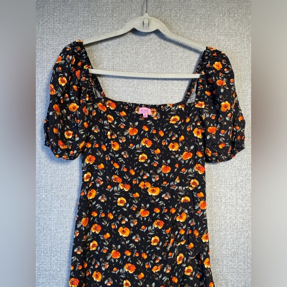 Mi Ami Francesca’s Small Women’s Floral Off The Shoulder Maxi Dress Whimsigoth