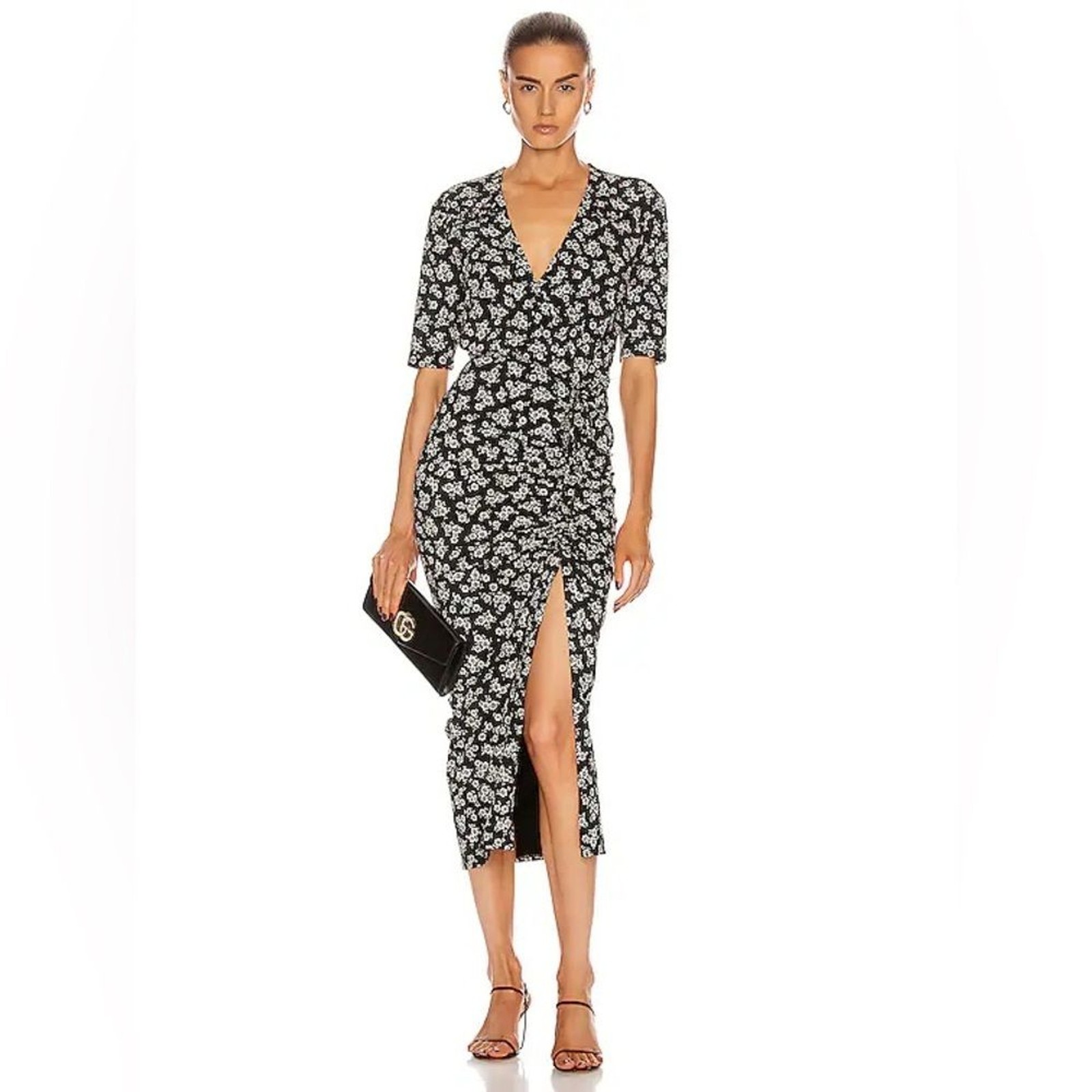NWOT Veronica Beard Mariposa B&W Floral Dress Size S (Retail $298)