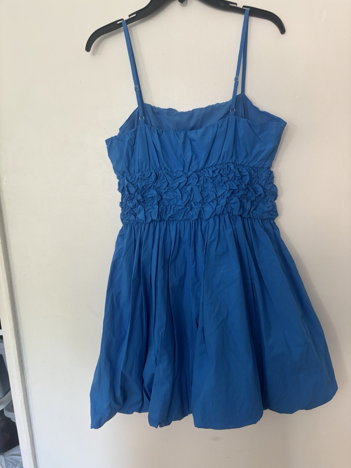 Pinch Blue Bubble Hem Mini Dress | Size Medium | Adjustable Straps NWT Women’s
