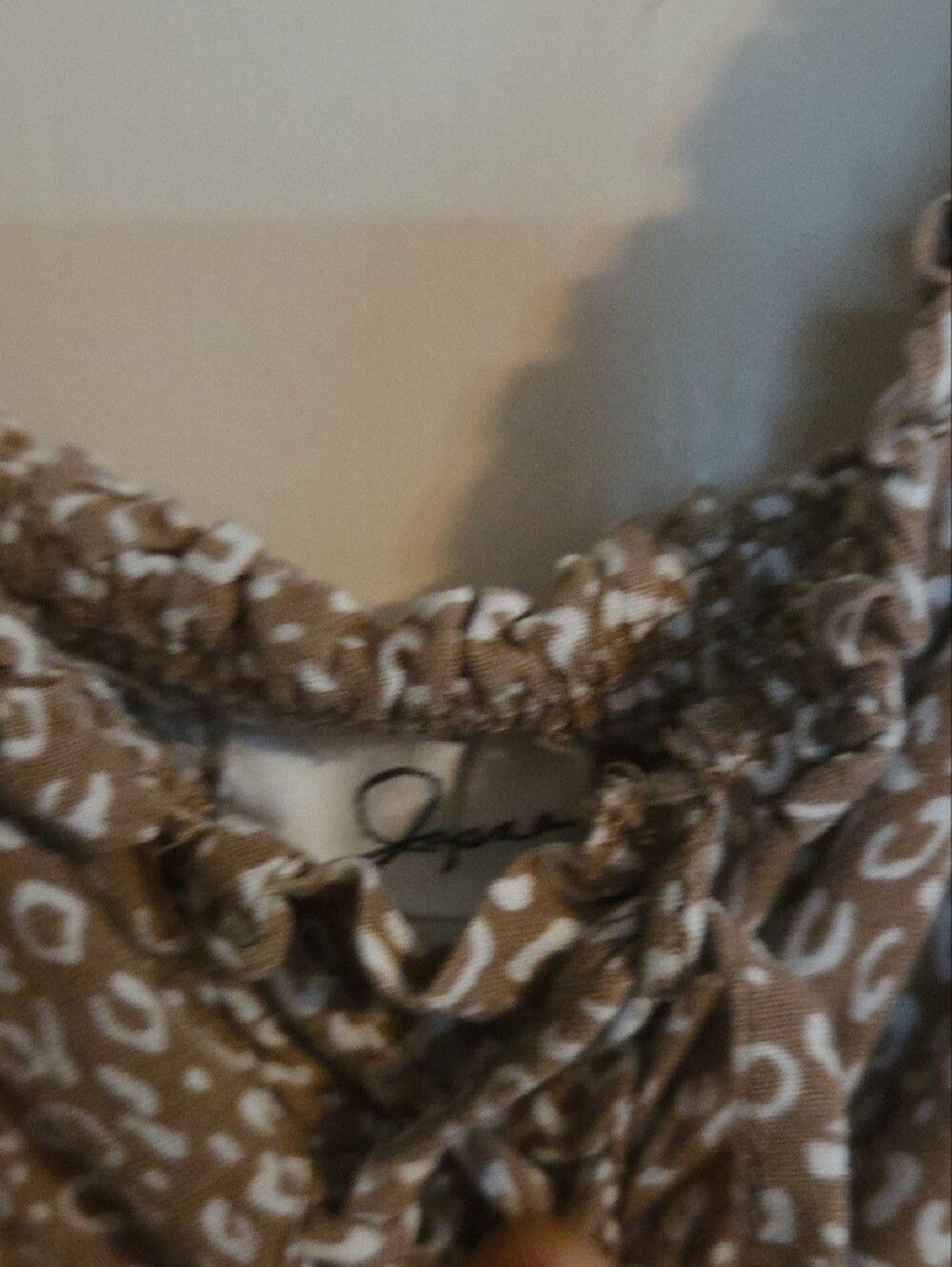 Japna Beige Printed Maxi Slip Dress