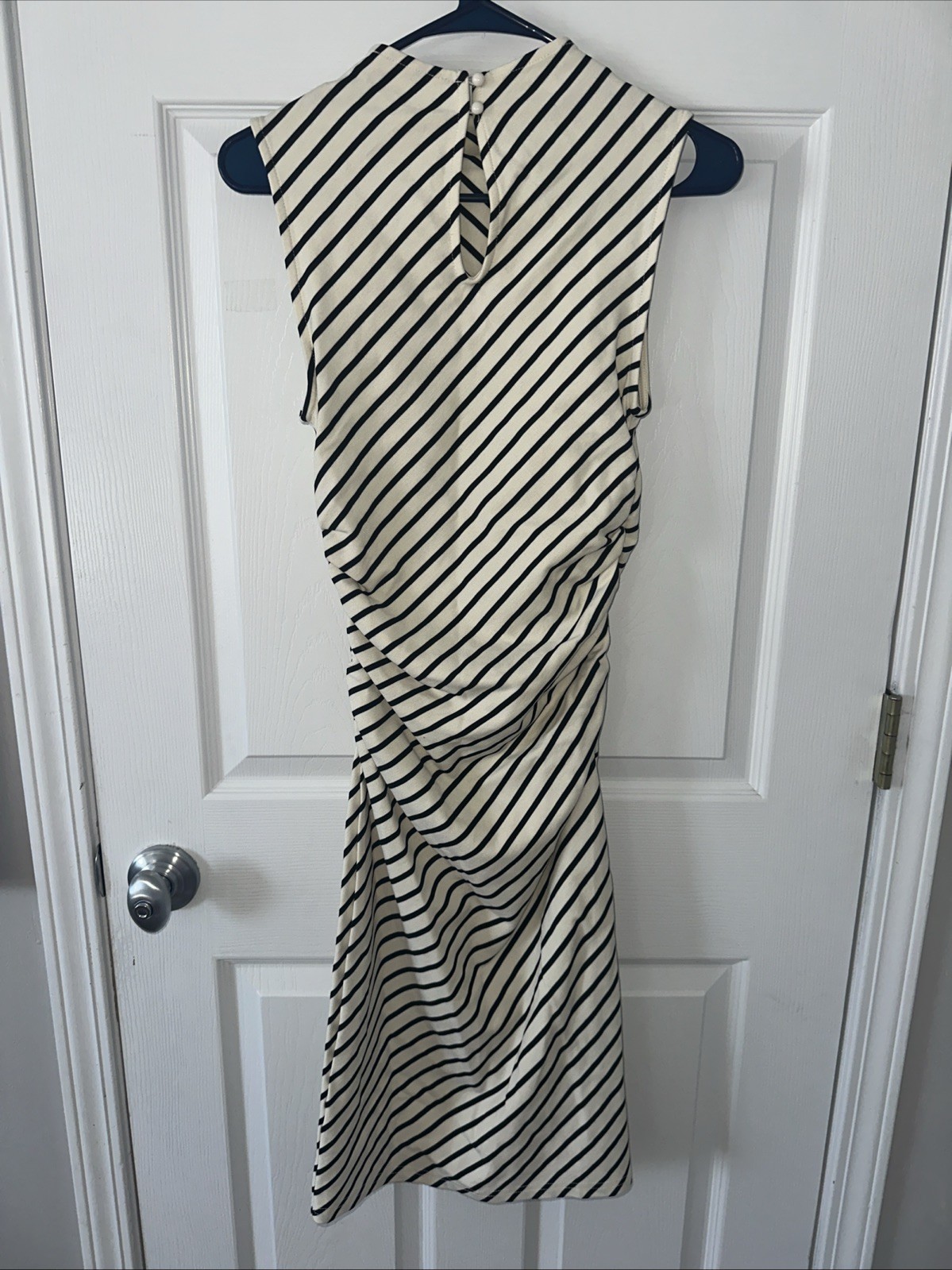 Peaches Botique Striped Maxi Sleeveless Dress Size S New W/Tags