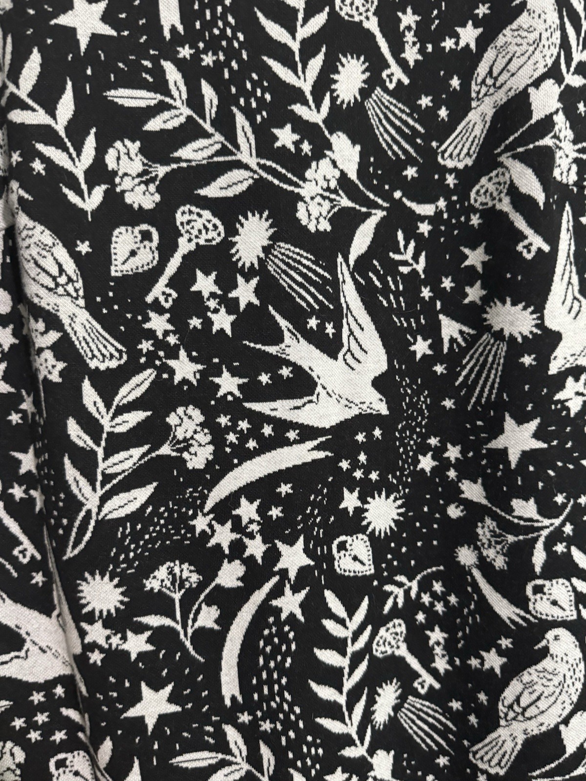 Boden Winifred Pattern Cotton Blend Dress, Size 8P US, Lined Animals Birds