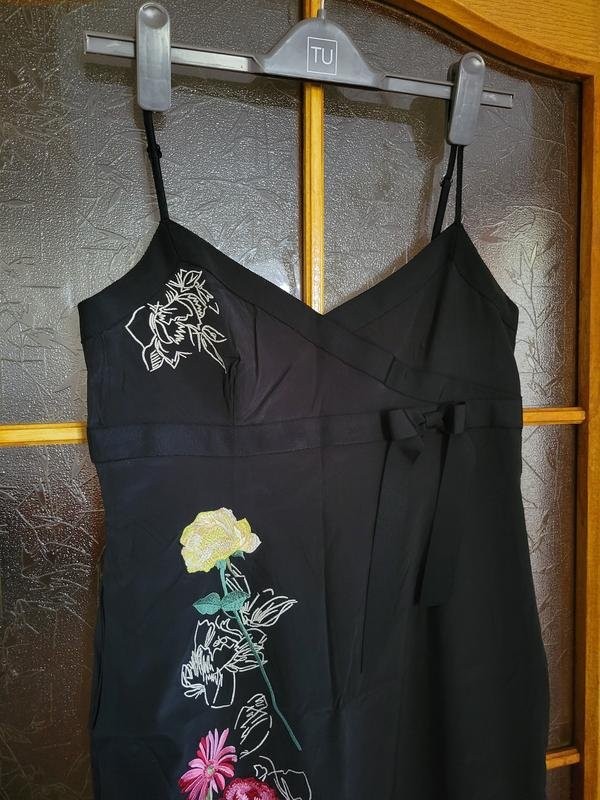 Women Karen Millen Dress Black Silk 38 / M / 46 #9S47