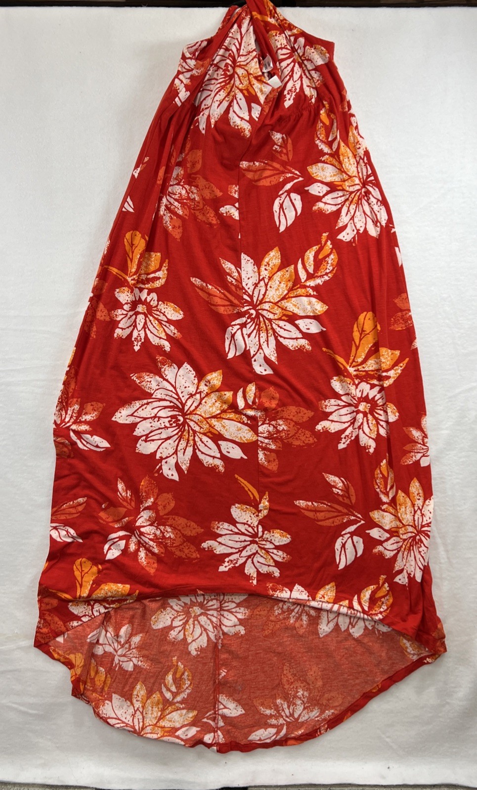ROUTE 66 Sleeveless Hi Low Red Floral Print Dress-Size Large (rare)