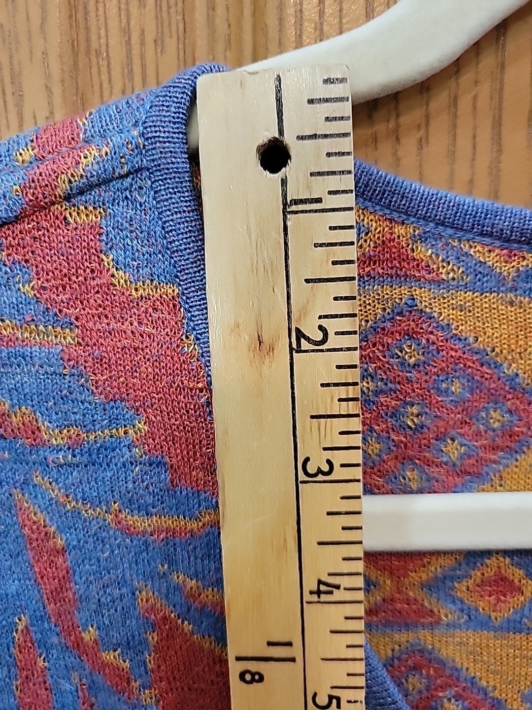Peruvian Connection Dress Womens Large Short Sleeve Alpaca Blend No Material Tag