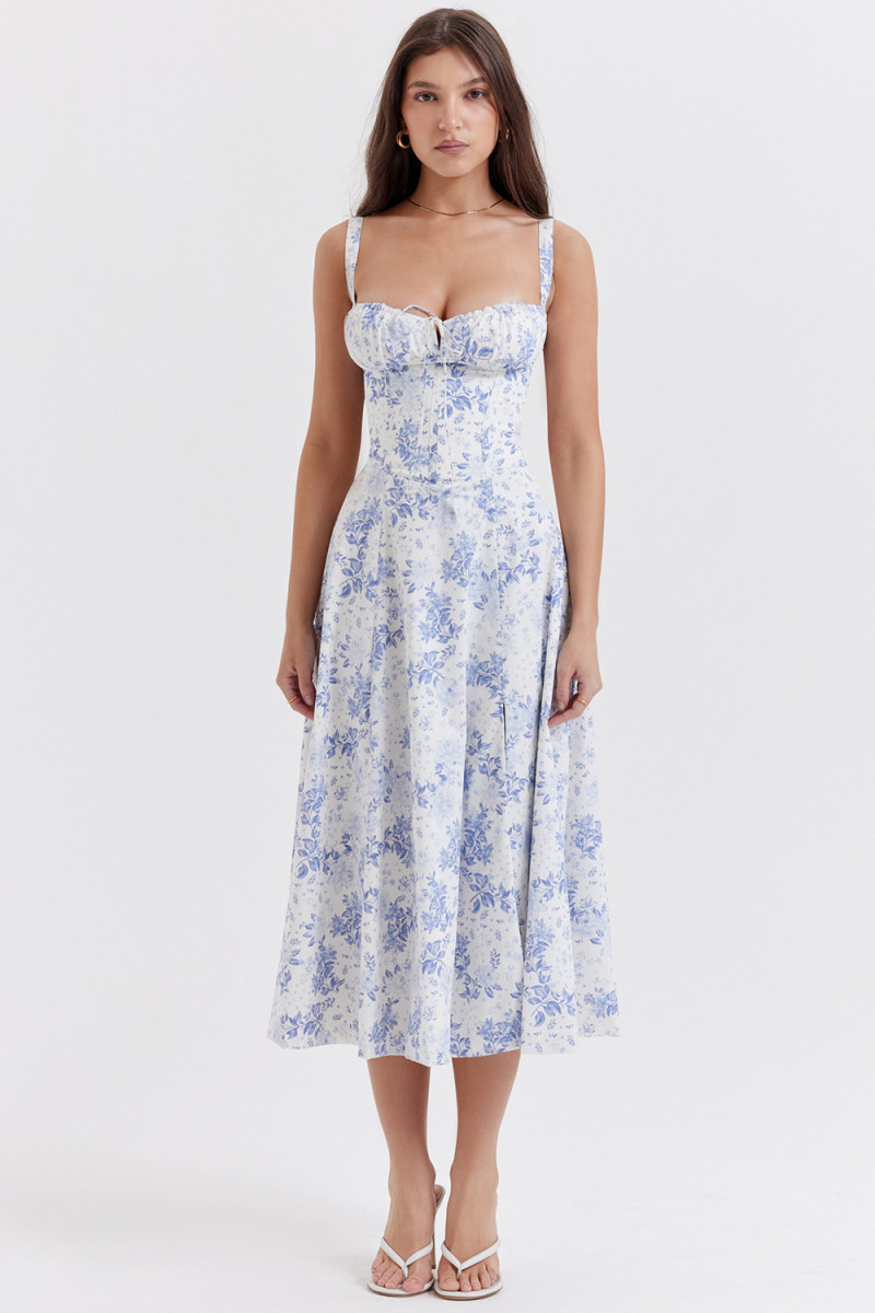 Female Dress Commuter Temperament Solid Color Fashion High-end Sling Dress