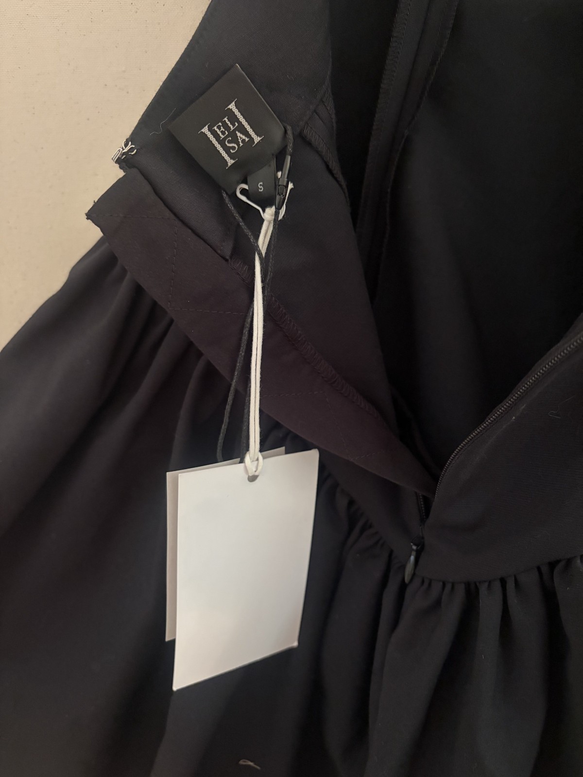 NWT Helsa Faille Halter Mini Dress Black $258 Reformation Anthropologie Aritzia