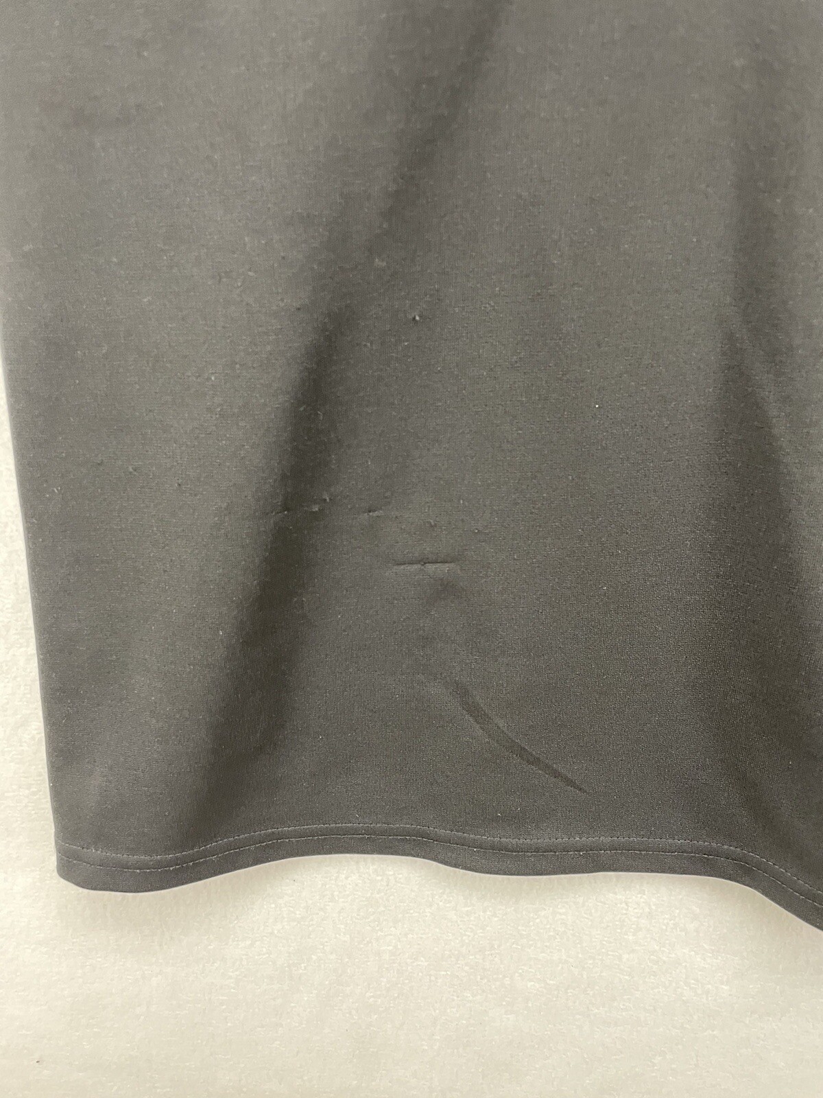 BASIC EQUIPMENT WOMENS DRESS BLACK EXTRA LARGE XL SHEATH SCOOP NECK 1/2 ZIP