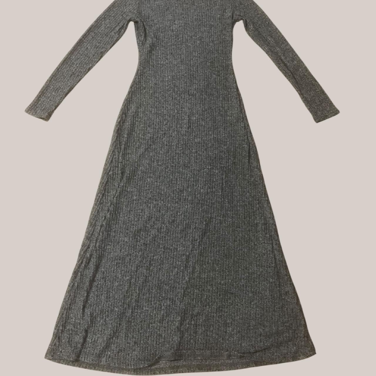 California Original Design Stretch Long sleeve Dress, Size M Grey