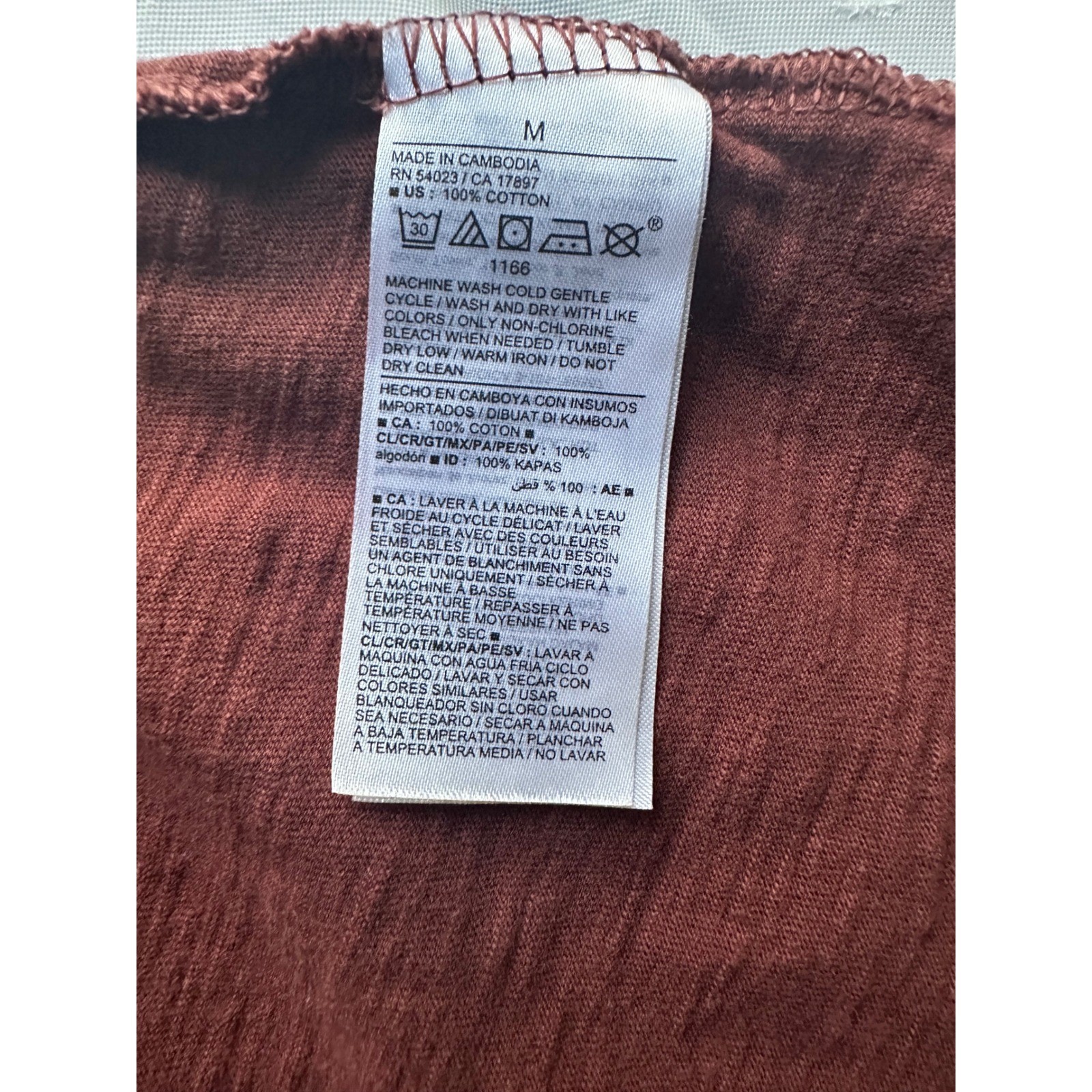 Old Navy Womens Rust Brown Tiered Cotton Slub Jersey Mini Dress Medium
