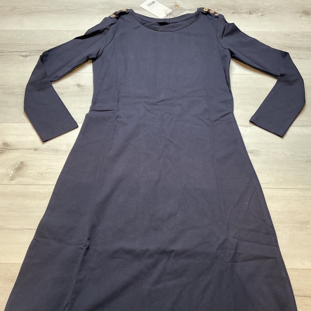 Saint + Sofia Runway Maxi Dress Navy Size 6 New With Tags