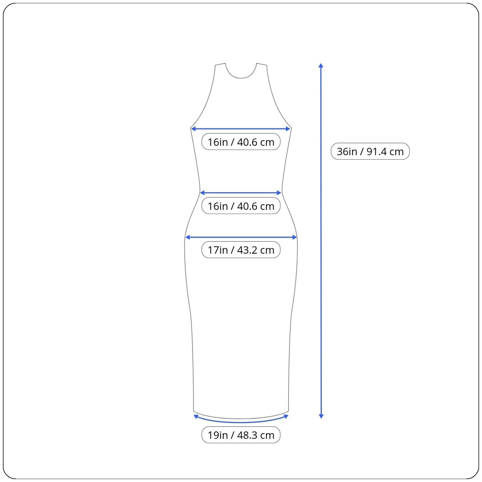 Soprano Womens Blue Spaghetti Strap Midi Dress With Halter Neck Sz S – New