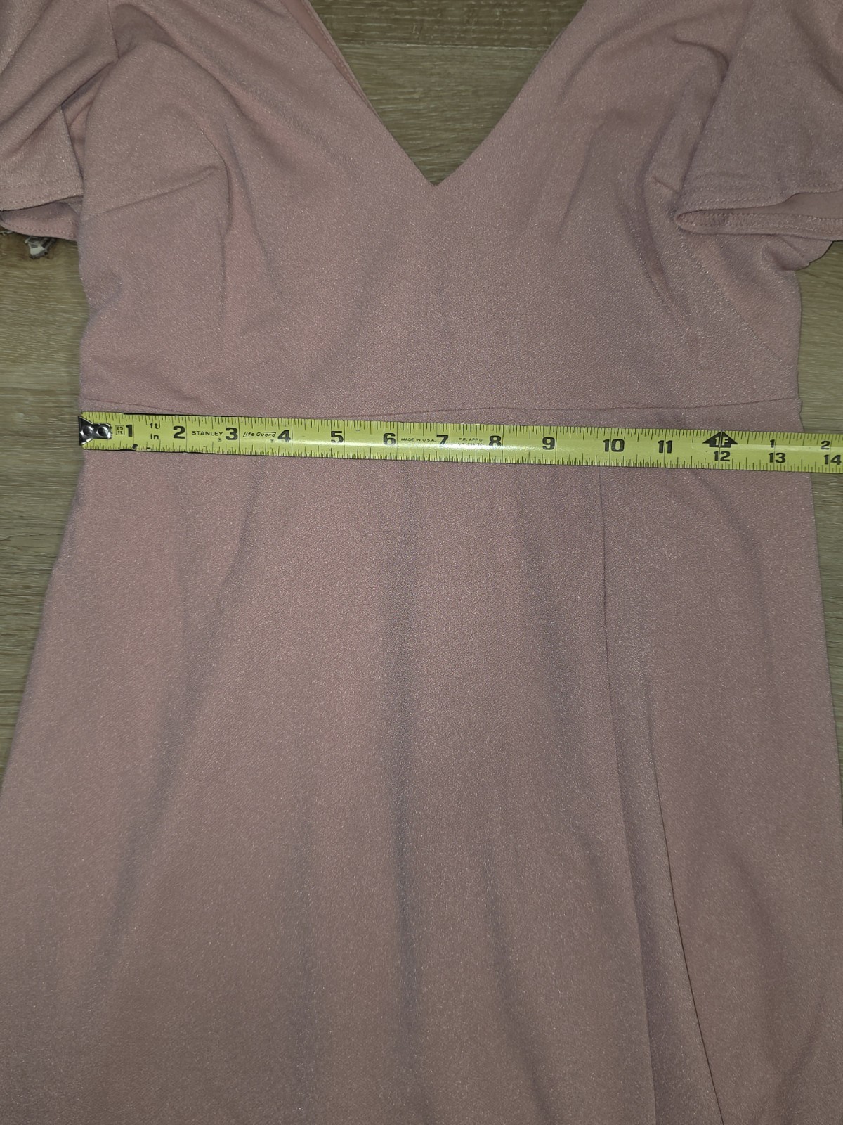 BIRDY GREY Dress Medium Pink Hannah Chiffon Maxi Bridesmaid Wedding Flowy