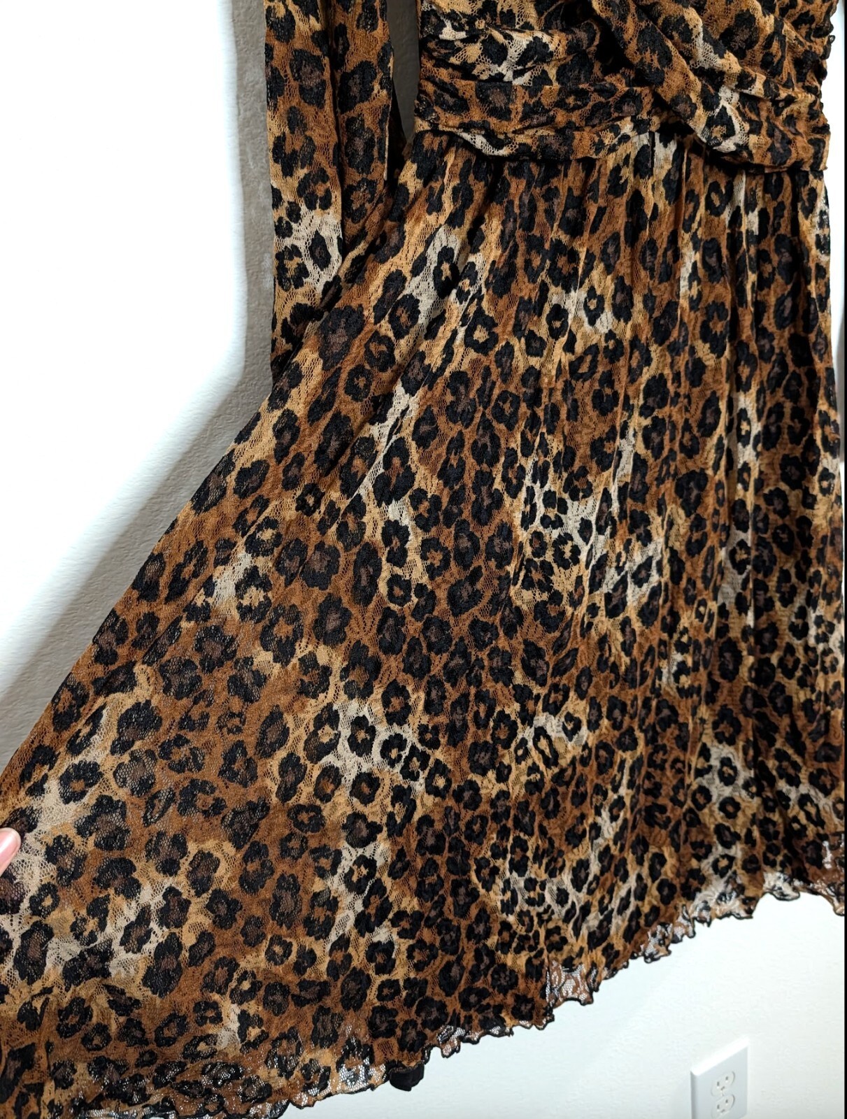 Vintage Leopard Print Dress