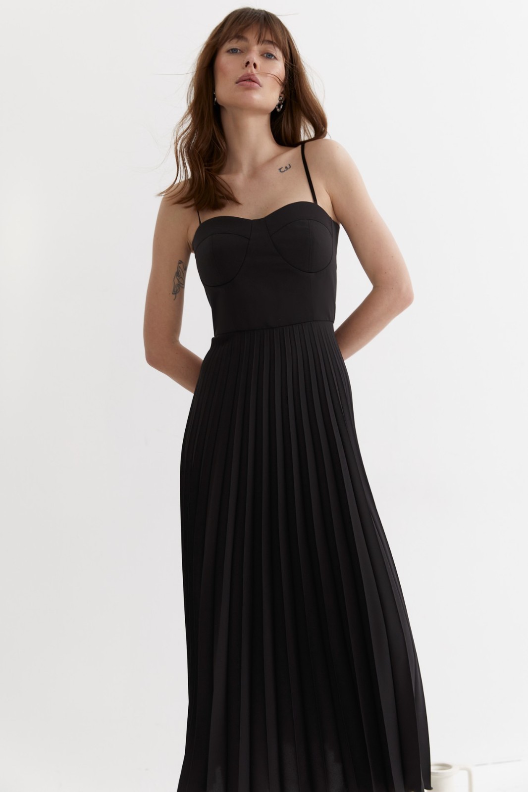 Black Eclipse Demi Dress by FemeAdor – Size EXTRA SMALL (XS) – Made in Ukraine