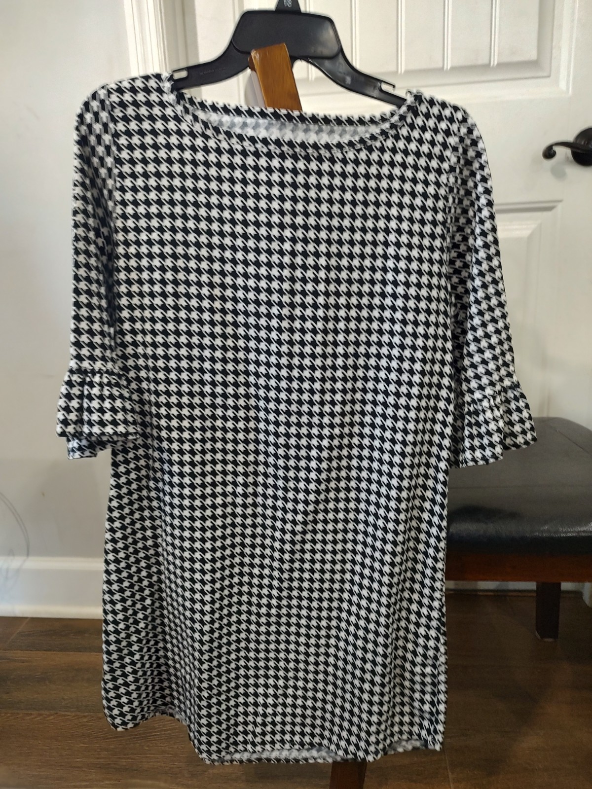 Lolly Wolly Doodle Size XSmall Houndstooth Dress Ruffle Sleeve U of Alabama