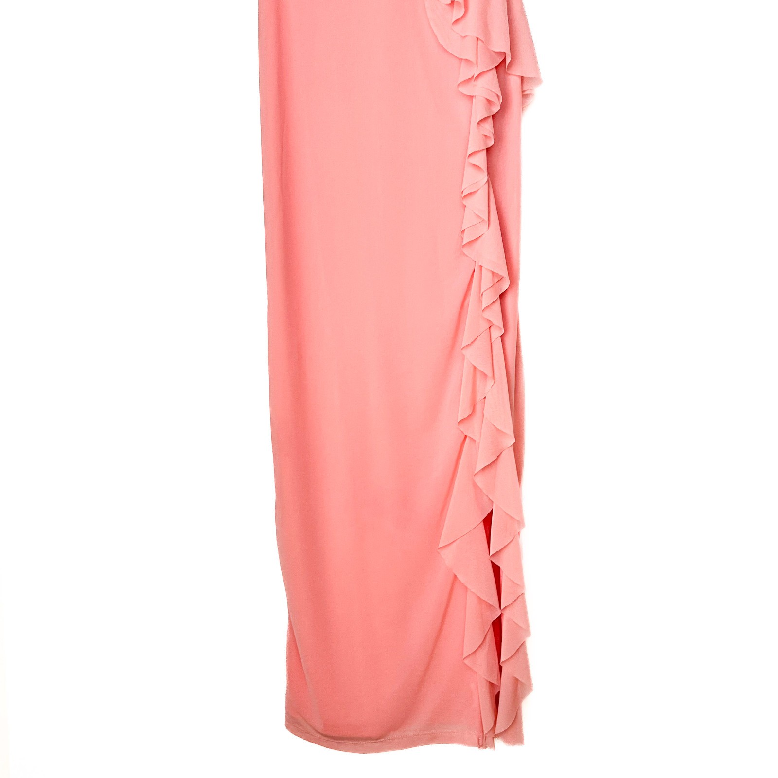 NWT Billy J Chantal Pink Maxi Dress Size 8 Y2K Tiered Ruffle Romantic Summer
