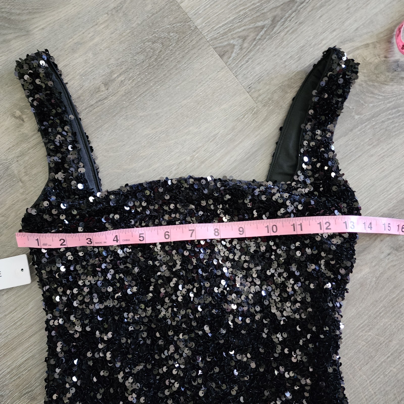 Princess Polly Miss Me Black Sequin Mini Dress NWT XS US 2 Party NYE Glam