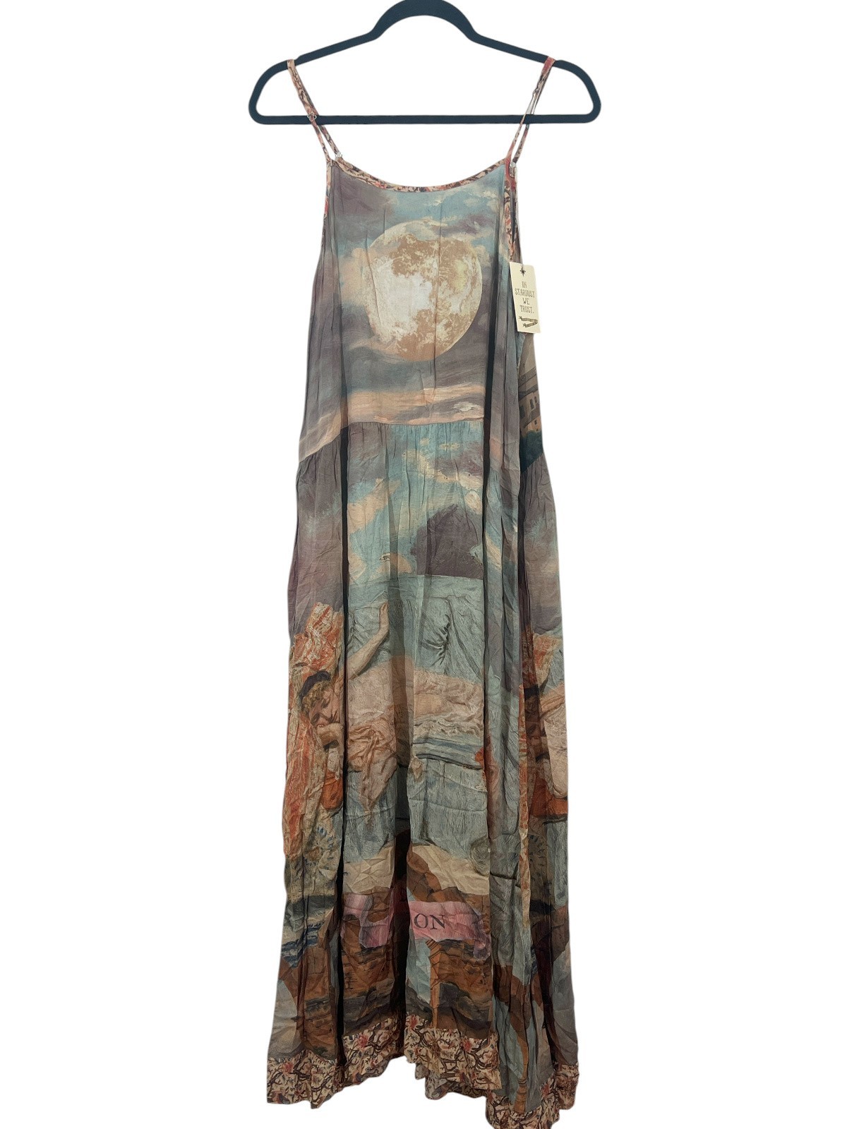 Market of Stars Boheme Slip Dress Imaginarium L/XL New $148