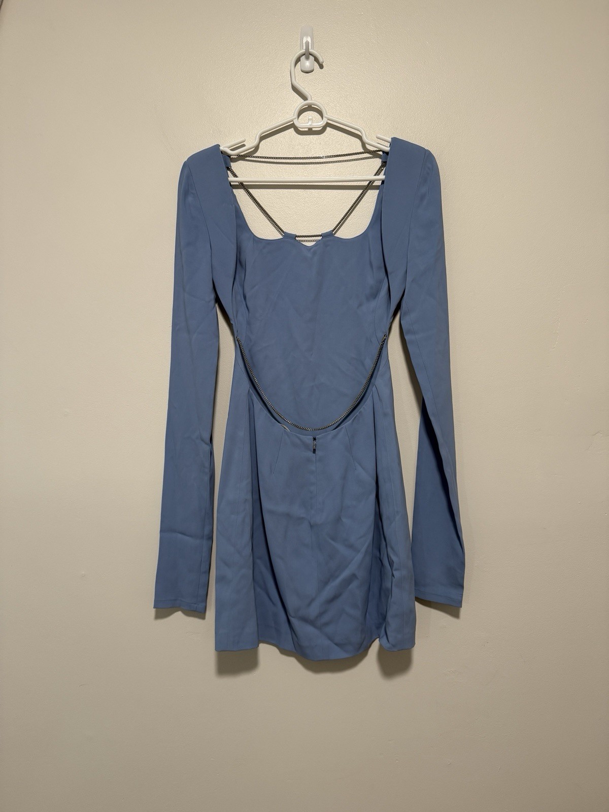 1017 Alyx 9SM Blue Chain Mini Dress Size 40 EU