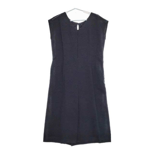 ANTIPAST Sleeveless Cotton Ramie Lace dress dark blue navy 5-0521S∞