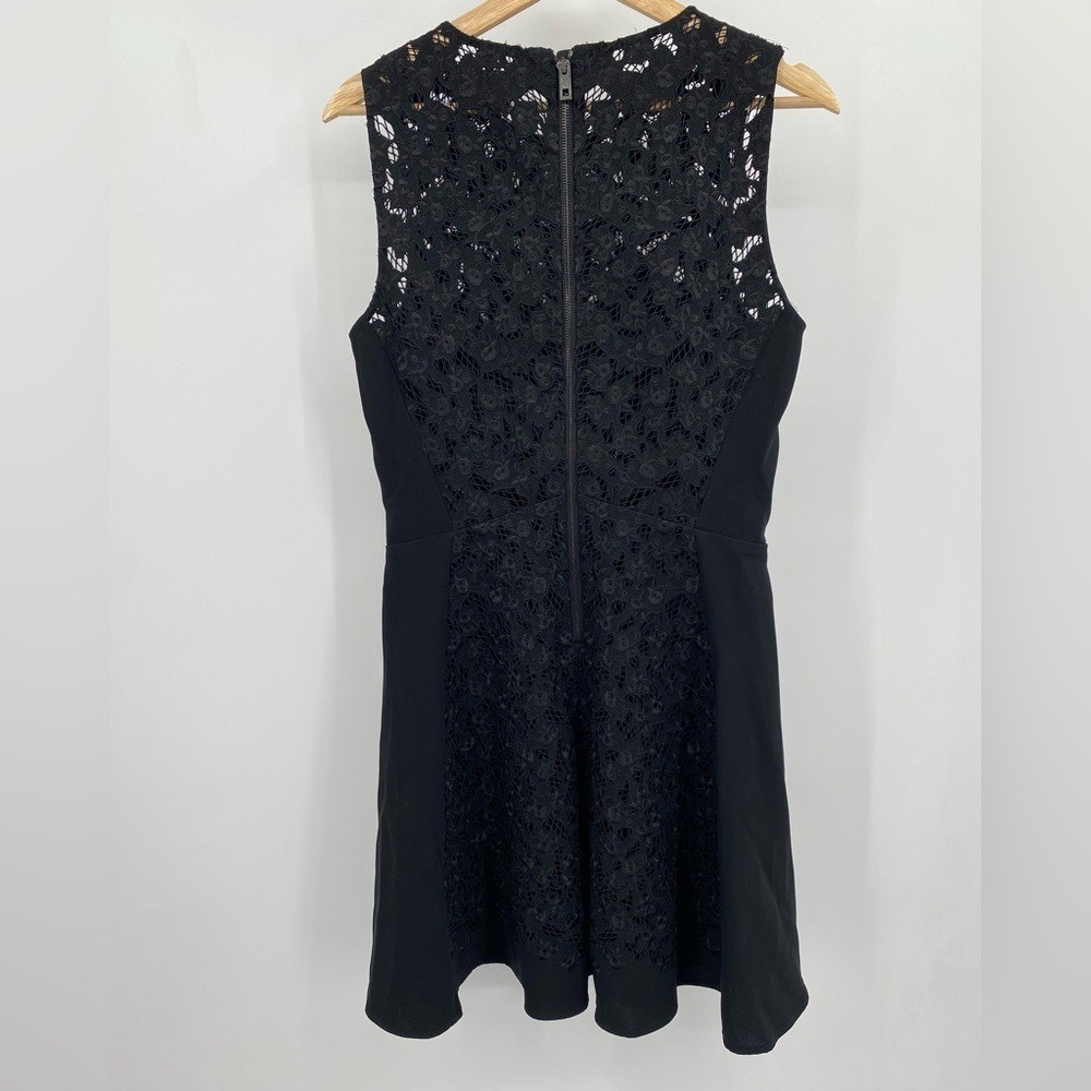 Rag & Bone Black Lace Mini Dress