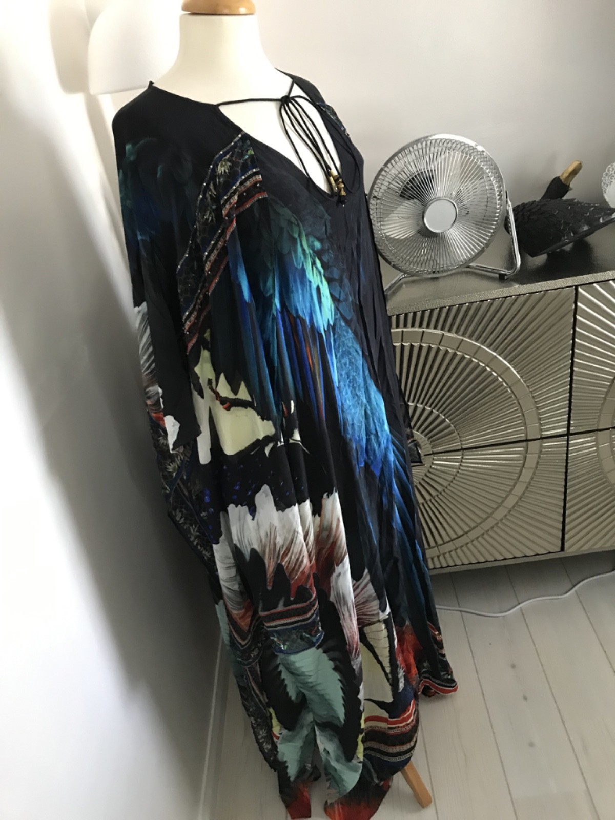 CAMILLA FRANKS “NIGHT FLIGHT” FLOATY KAFTAN O/S