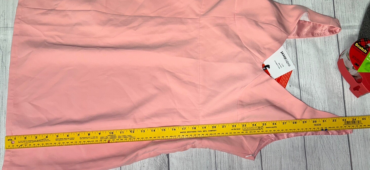 ASOS Extro&vert mini dress pink Women’s Size 14 NWT Tank