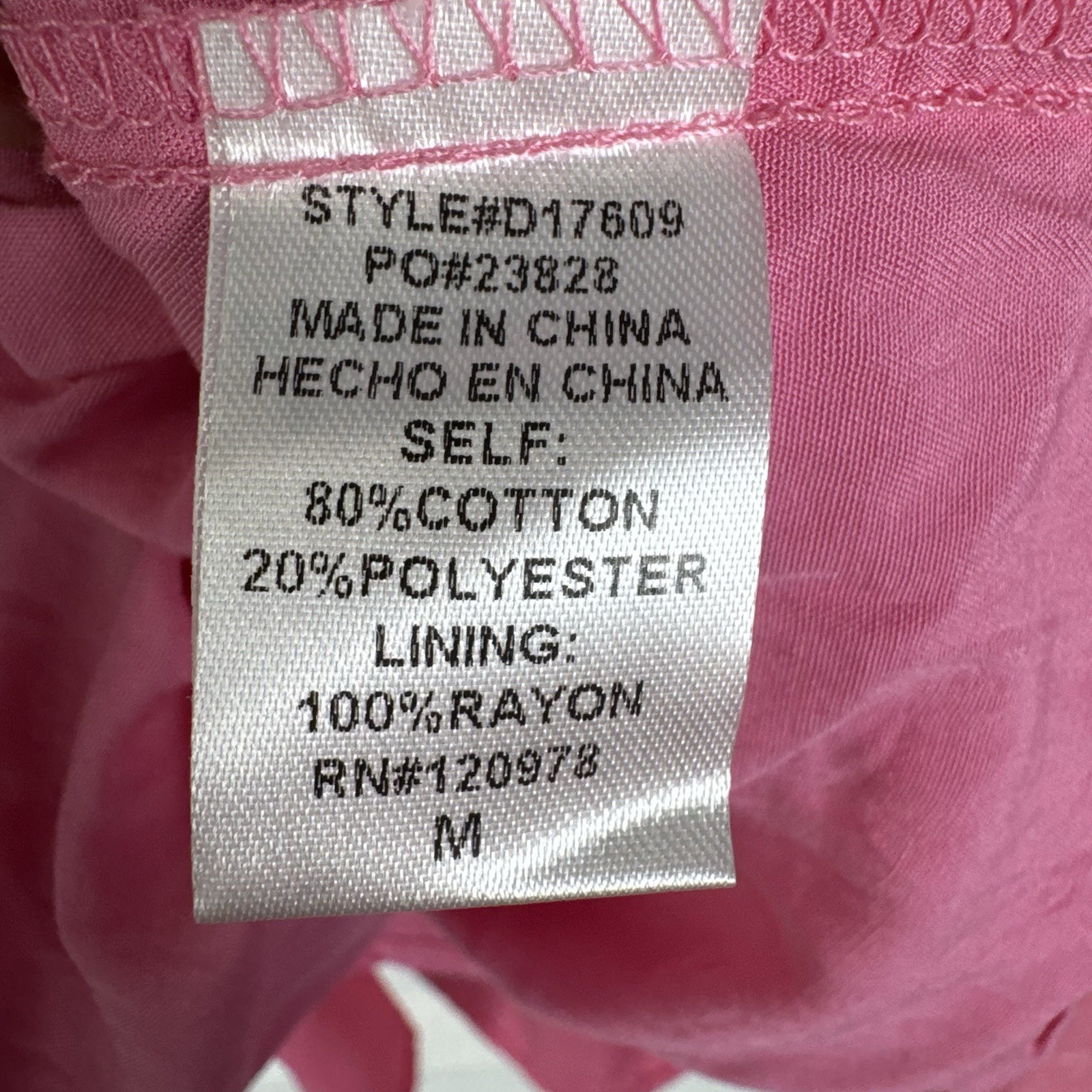 Pink Ruffle Flutter Pleated VNeck Mini Lined Dress Sleeveless Cotton Medium