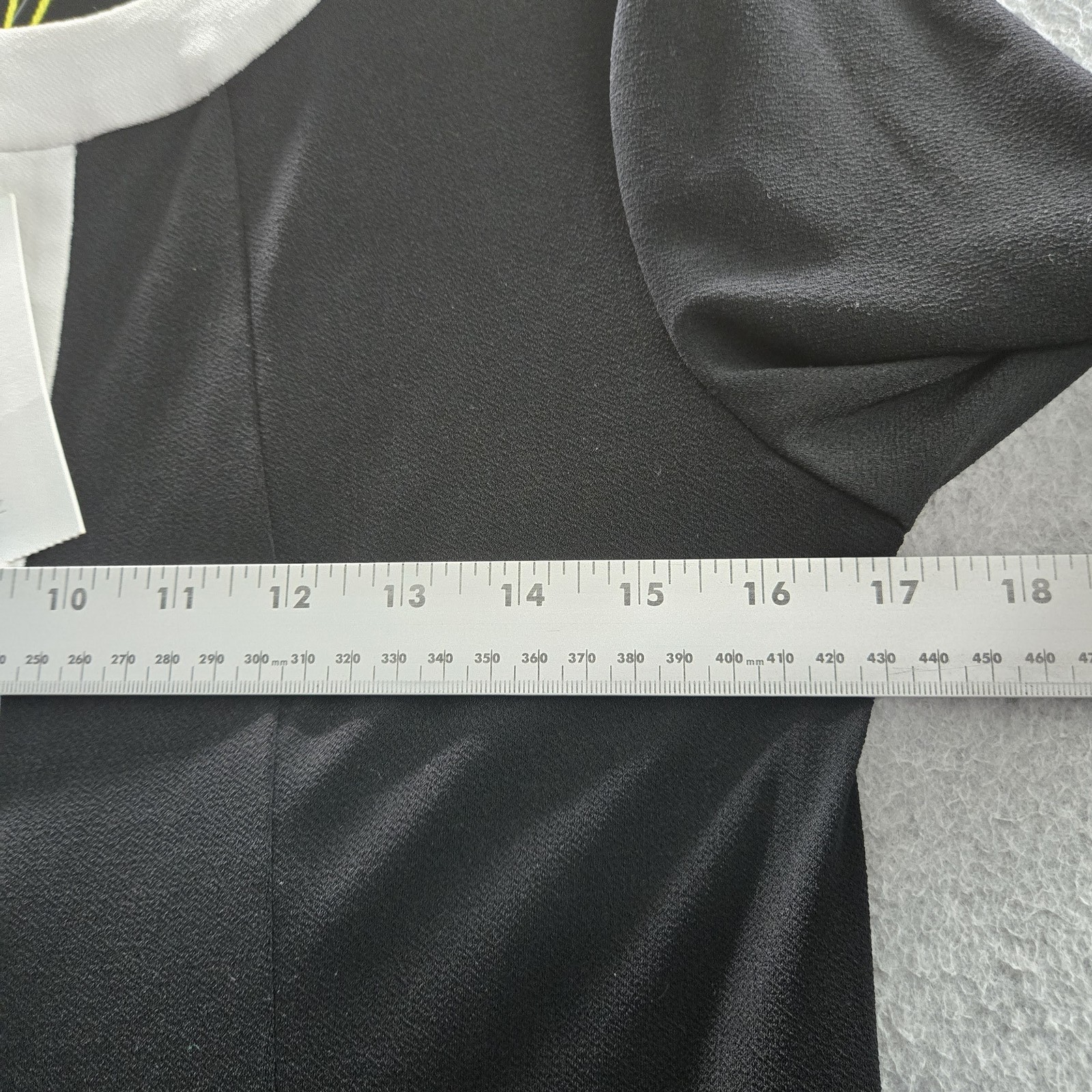 Bcbgeneration Women Dress S Black Color Blocked Long Sleeve Mini A Line NWT