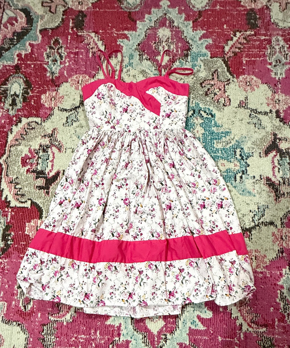 Unique Vintage Floral Rockabilly Dress