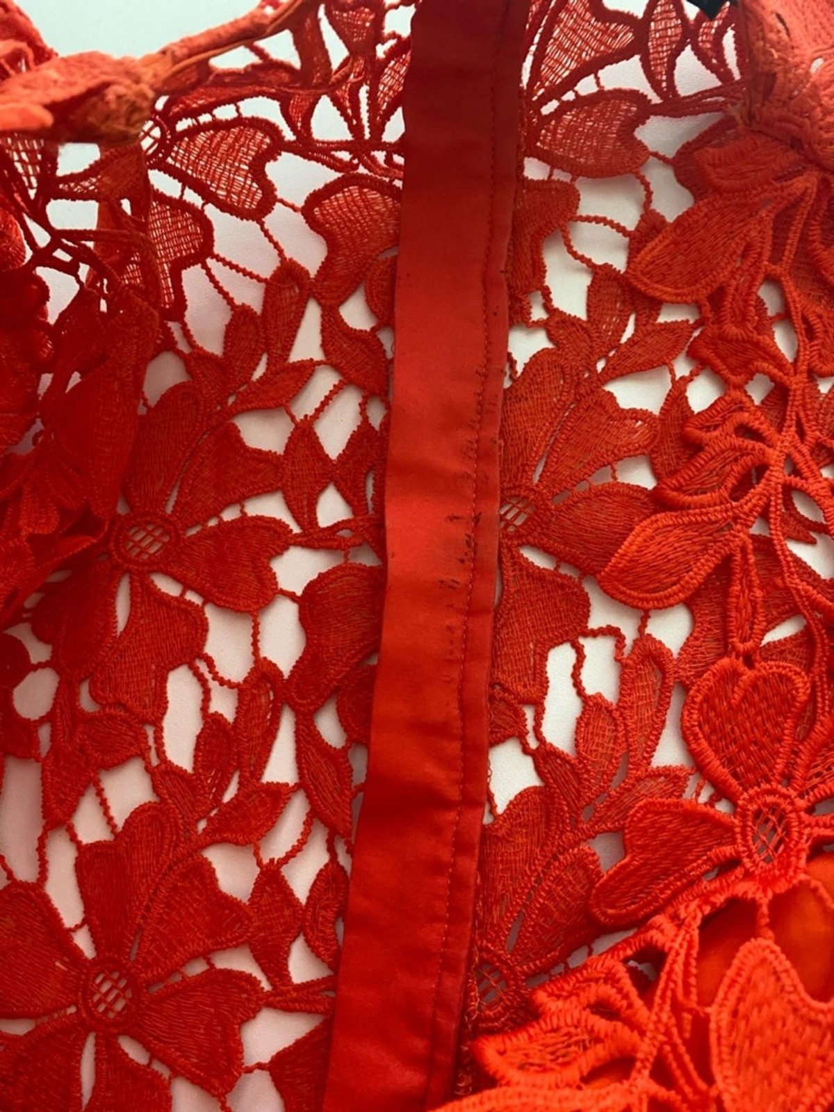 BARDOT Lace Fit & Flare Mindi Dress in Grenadine