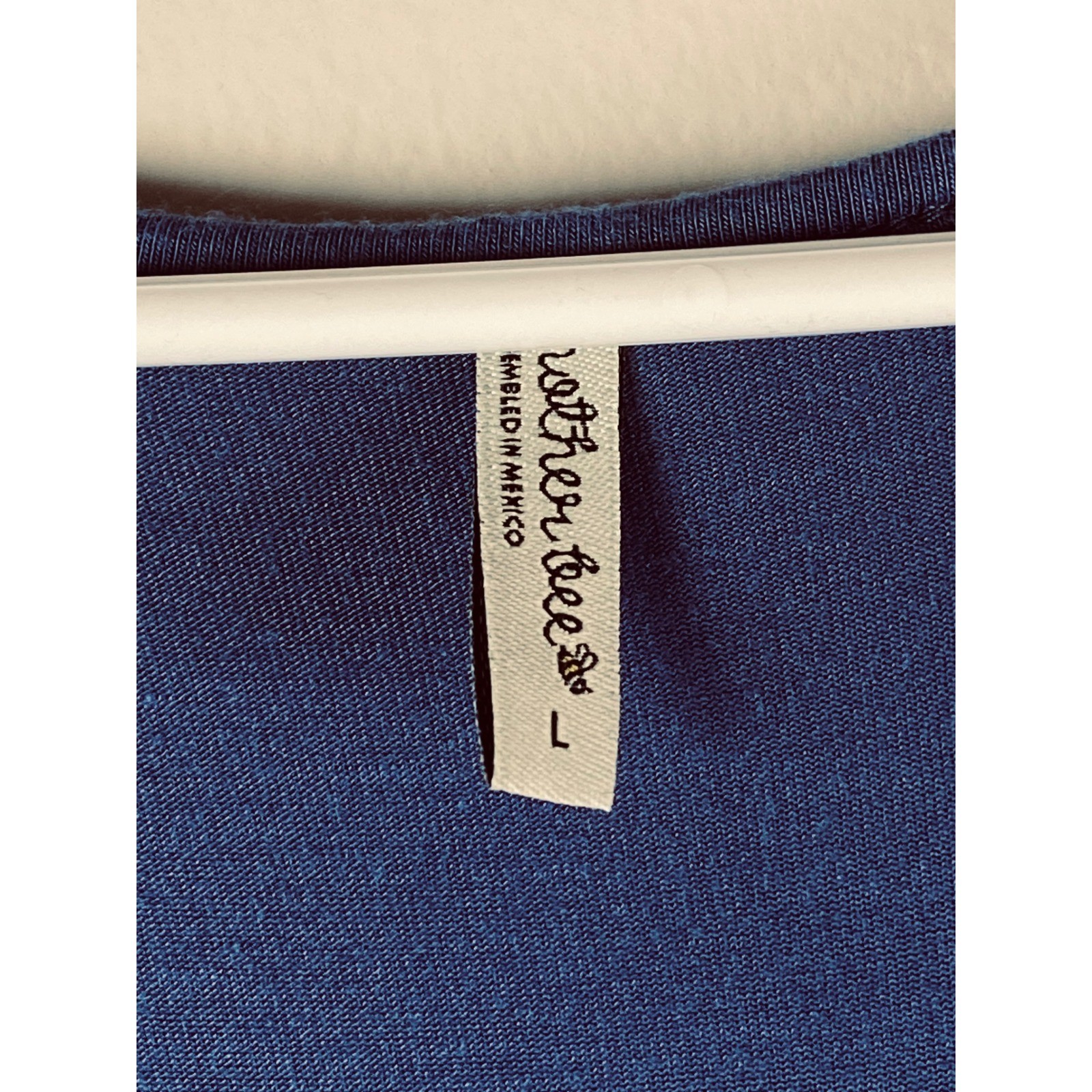 Mother Bee Maternity Blue Wrap Maxi Dress Short Sleeve V-Neck Gown Size Large
