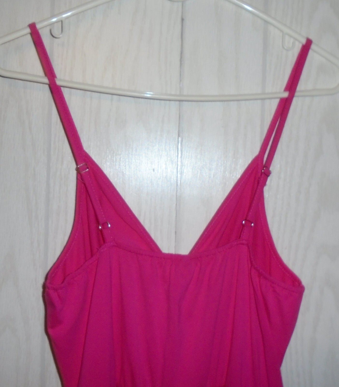 Vote Pretty Keyhole Tie Neckline Pockets Babydoll Sun Dress Pink Size LARGE NWT