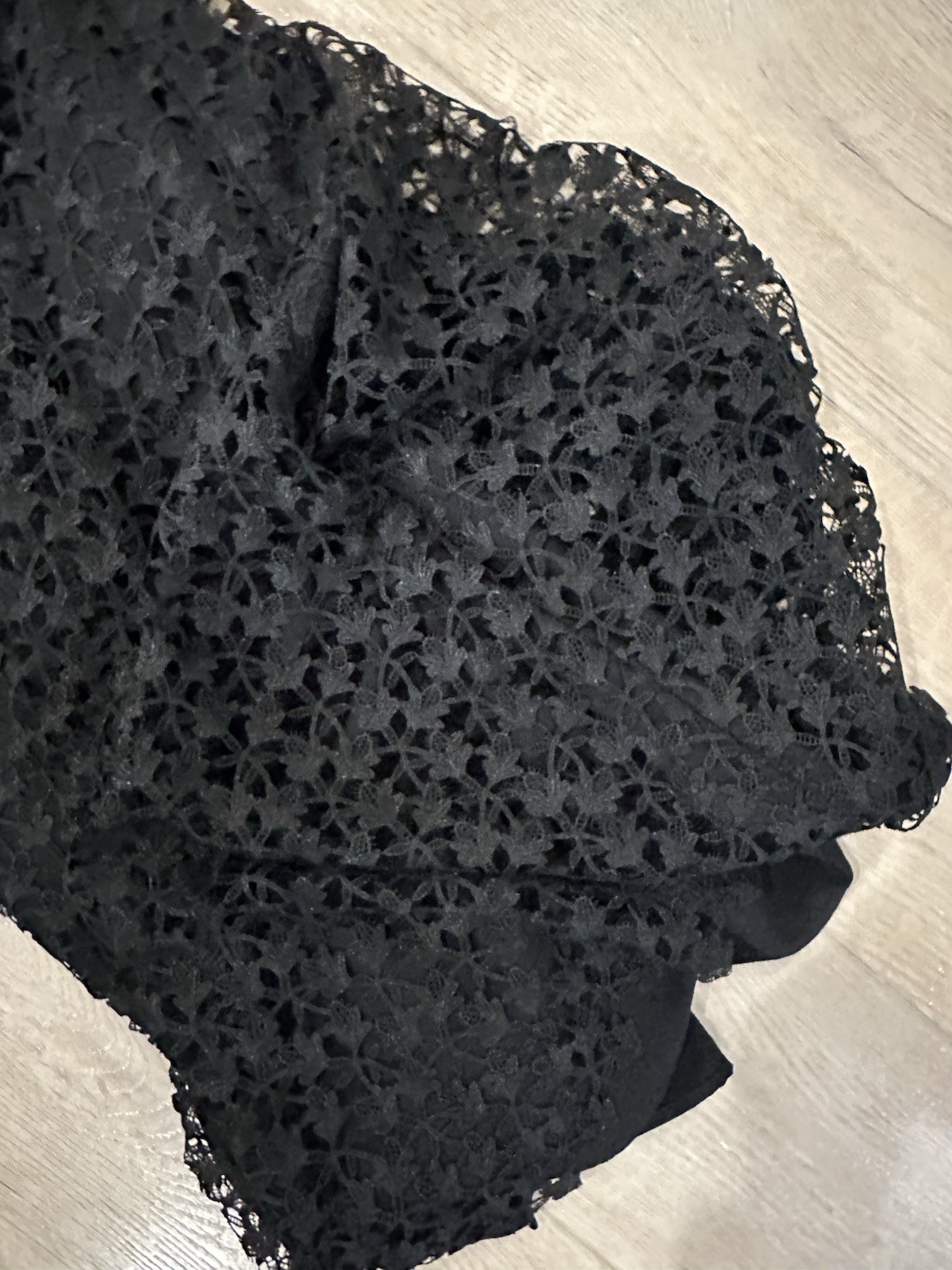 NWT Joie Josana in Caviar Black Lace Tie Strap Fit & Flare Midi Dress 4 $428