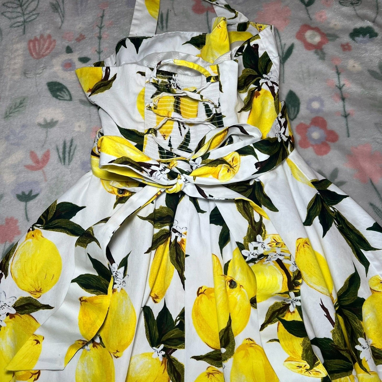 Retro 50s Swing Dress S – Rockabilly Americana Pin-Up Cottage Boho Picnic Preppy