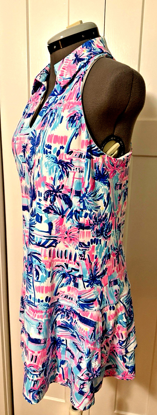Lilly Pulitzer UPF 50+ Luxletic Dania Dress Medium Ravello Blue Perfect Match