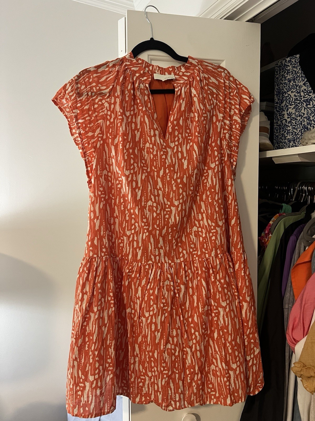 Clemson Orange and White Gameday Dress Women’s Large