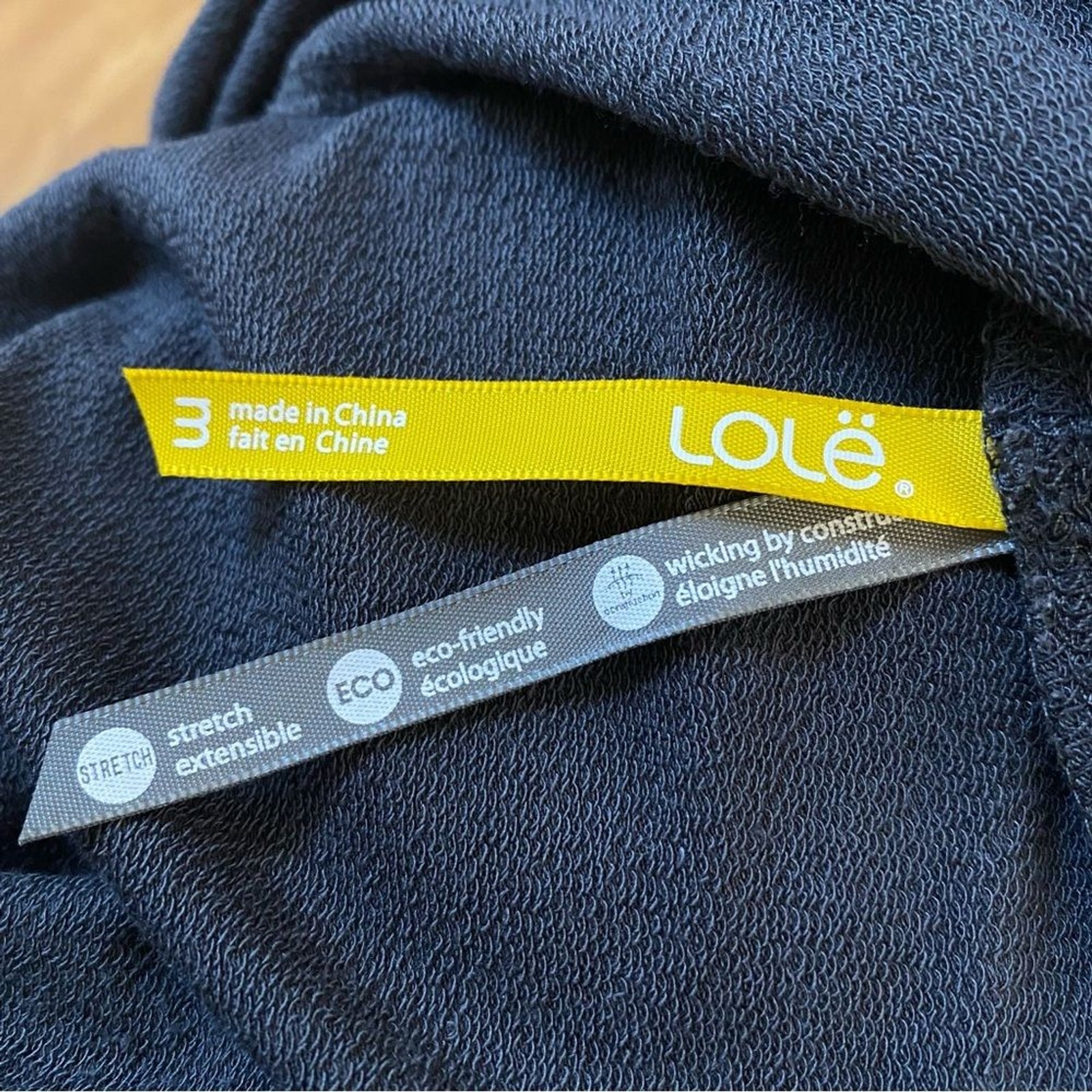 LOLE M Gray Hooded Tunic Lightweight Sweatshirt Dress Outdoor Camp Hike Nature