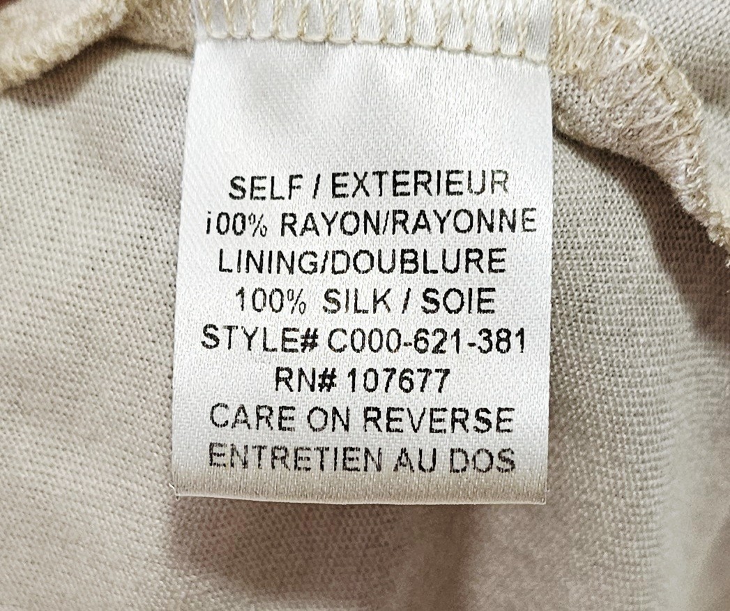 ALICE + OLIVIA Ivory Beige One Shoulder Asymmetric Jersey Silk Mini Dress XS