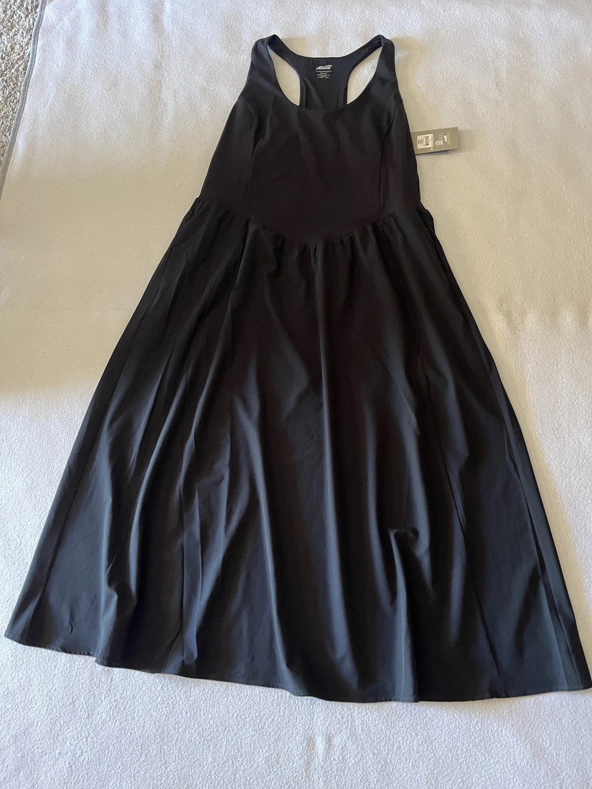 Women’s Avia Feather Stretch Woven Dress Black Size 3XL (22).