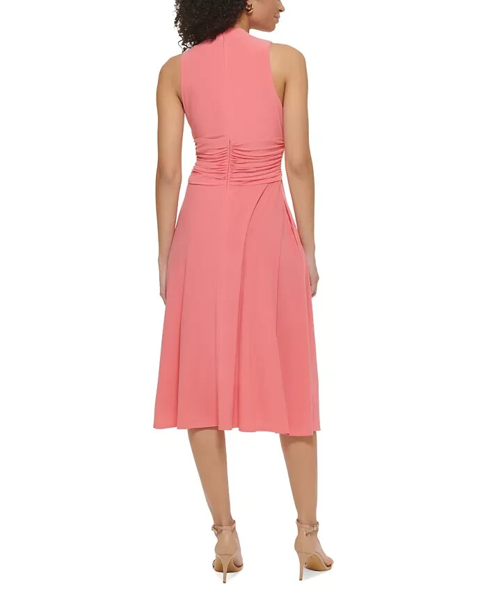 Jessica Howard Petite V-Neck Sleeveless Midi L74307 Womens Size 6P