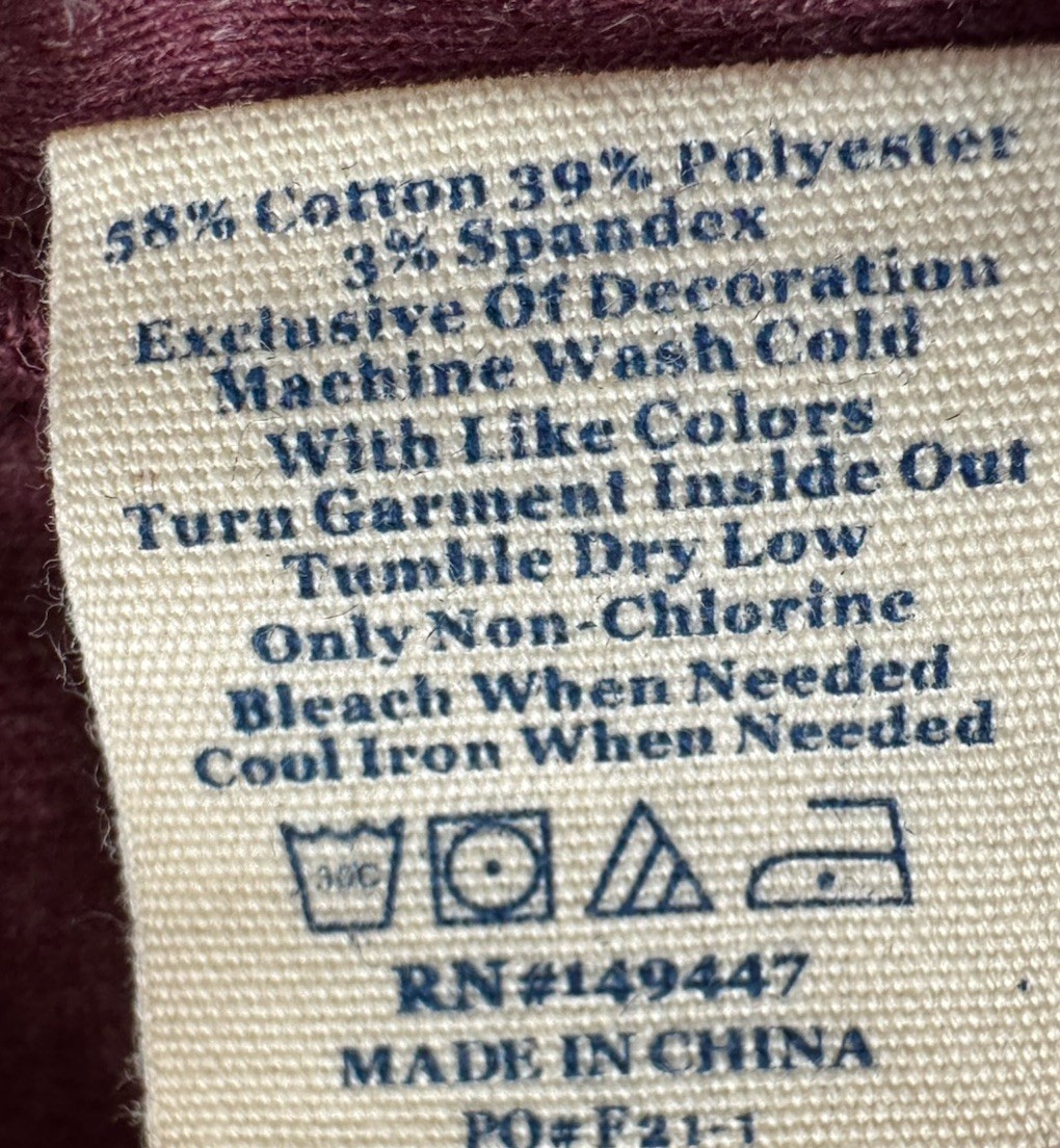 The Normal Brand Puremeso Weekender Dress Size M Burgundy Long Sleeve Crew Neck